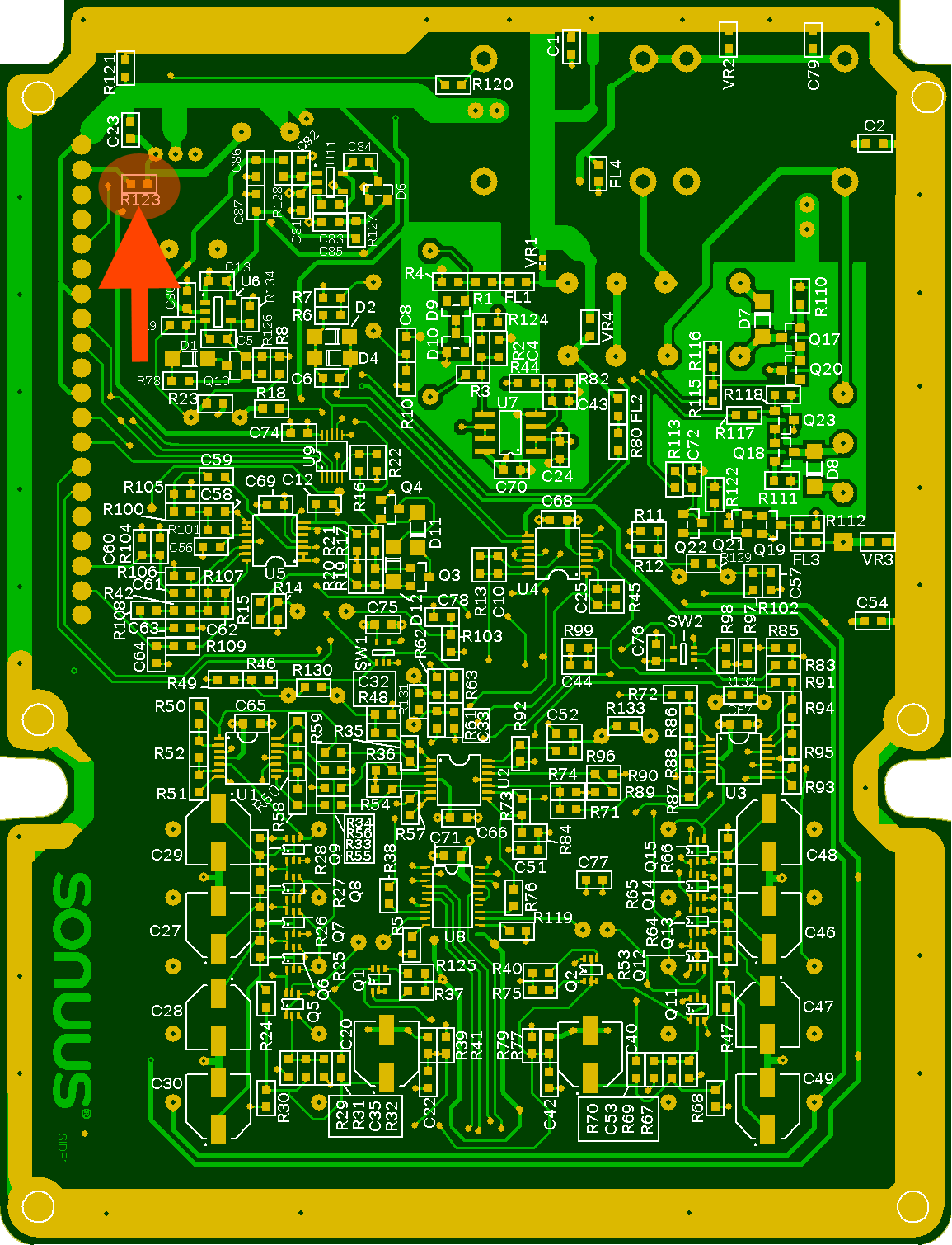 Wahoo Analogue PCB R123