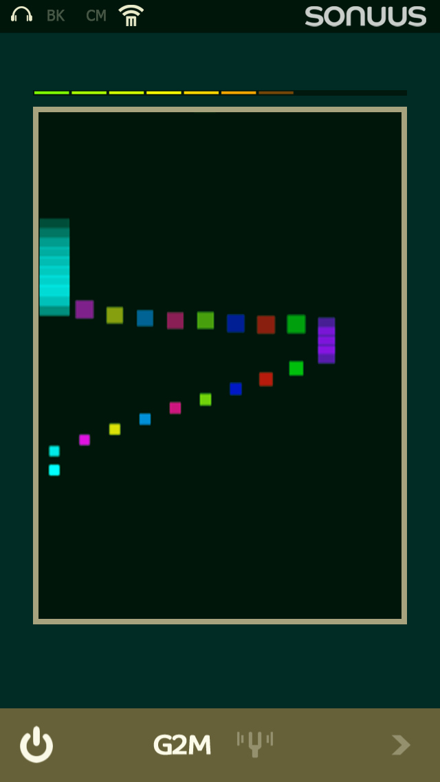 G2M app Chromatic mode