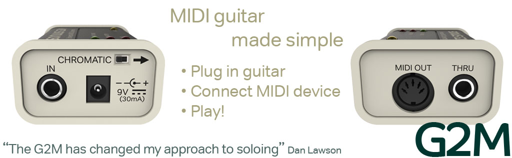Guitar to MIDI Converter (5-pin MIDI)